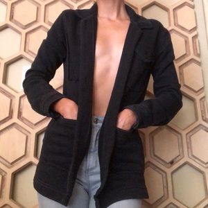 Blazer Sweater Button-up collar Jacket